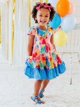 Flair Dress - Rainbow Splash